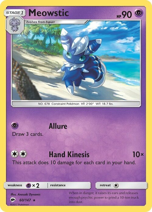 Meowstic Card Front