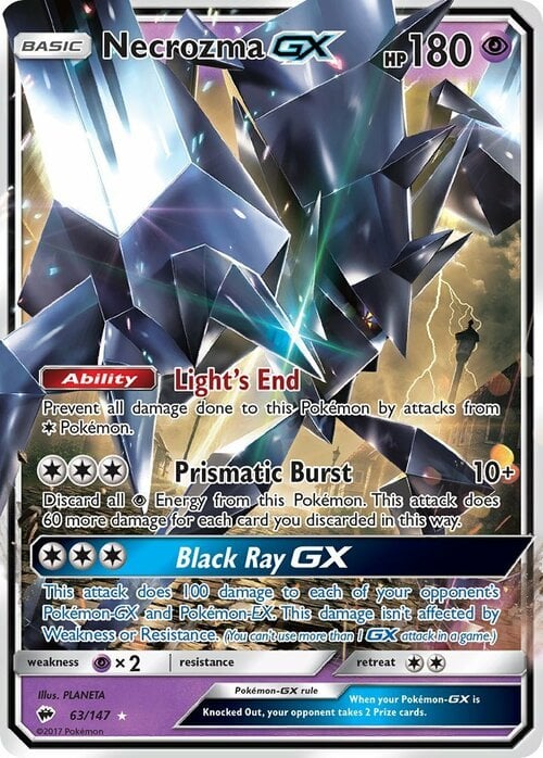 Necrozma GX Card Front