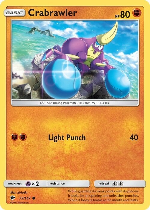 Crabrawler [Light Punch] Card Front