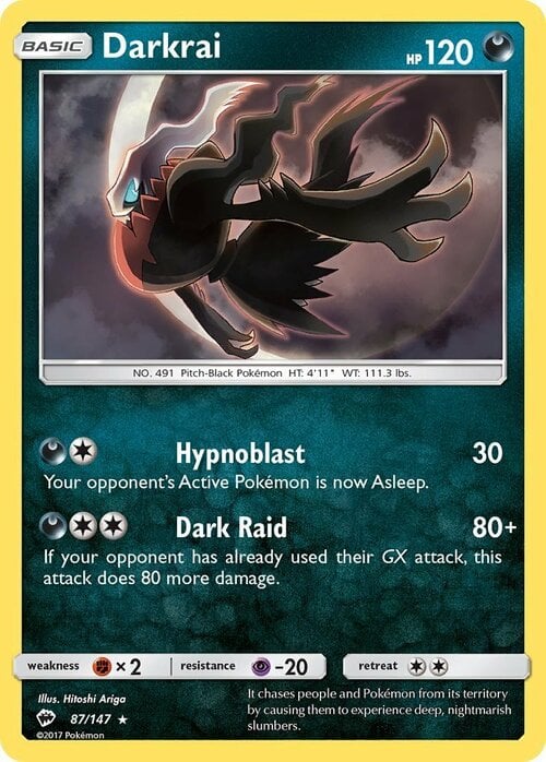 Darkrai Card Front
