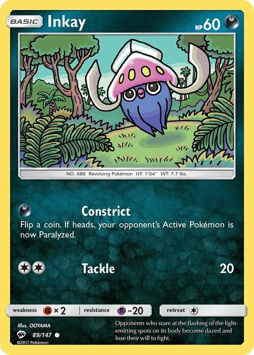 Inkay [Constrict | Tackle] Card Front