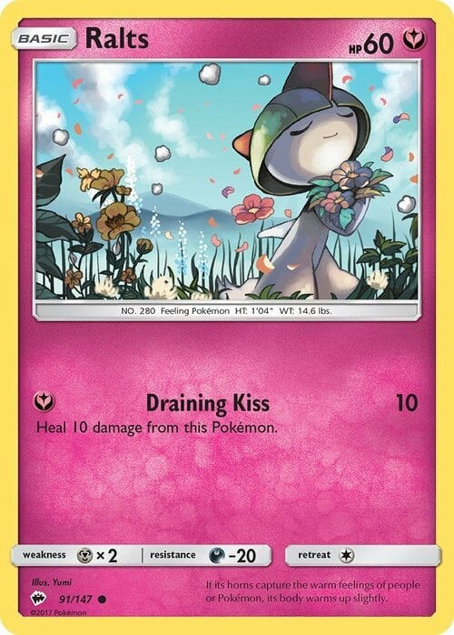 Ralts [Draining Kiss] Card Front