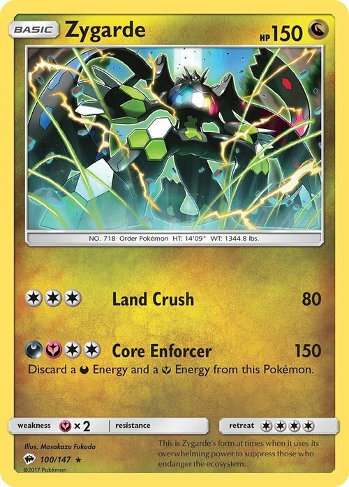Zygarde Card Front