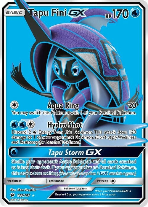 Tapu Fini GX Card Front