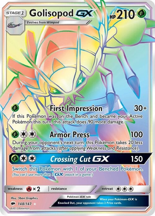 Golisopod GX Card Front