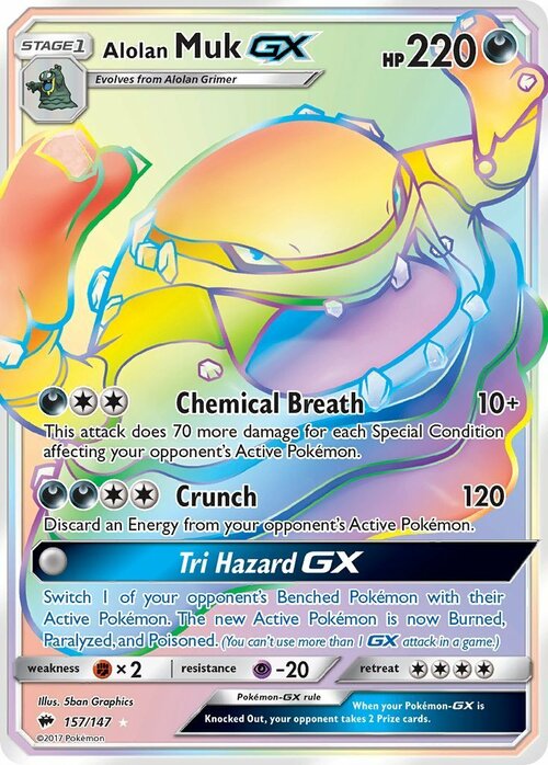 Muk di Alola GX Card Front