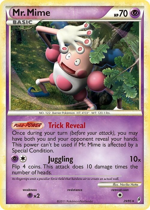 Mr. Mime Card Front
