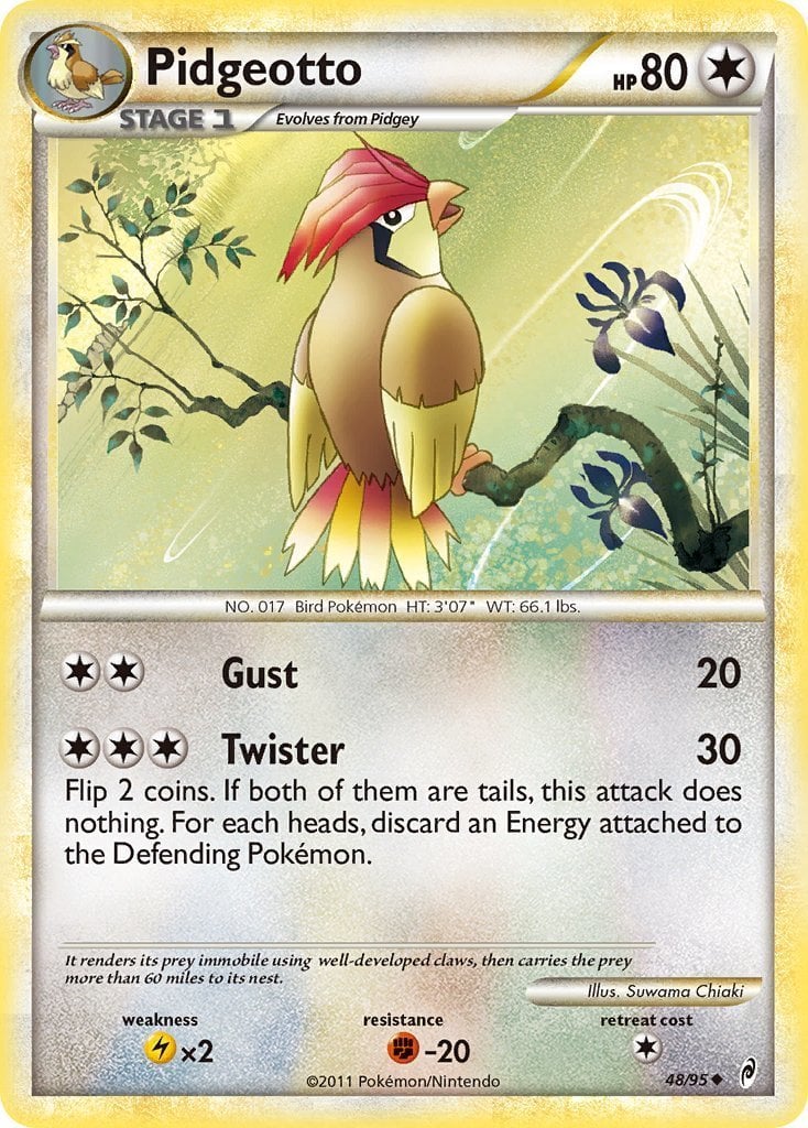pidgeotto pokemon card value Pidgeot 018/165 - 151 - Evolution 3 Lot 20 Retreat Cost Pidgeotto (Mythical Island #58/86, 1-Diamond)