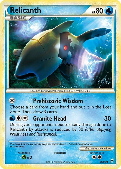 Relicanth Card Front