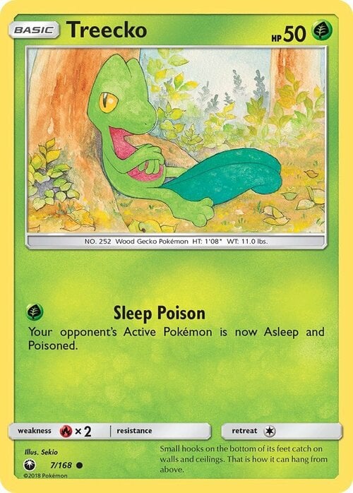 Treecko [Sleep Poison] Frente