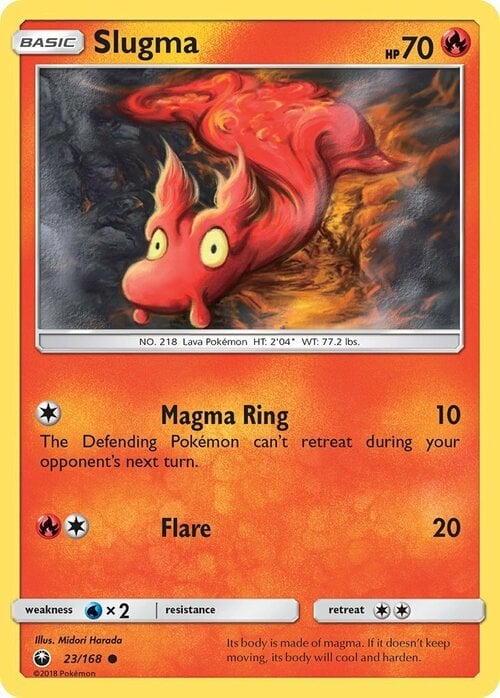 Slugma [Magma Ring | Flare] Card Front