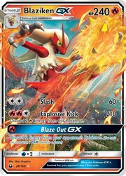 Blaziken GX [Slash | Explosive Kick | Blaze Out GX]