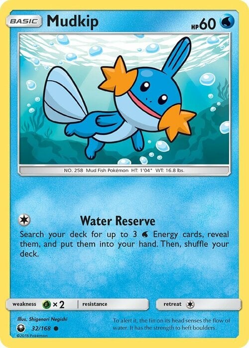 Mudkip [Water Reserve] Card Front