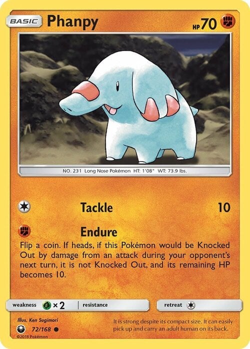 Phanpy Card Front