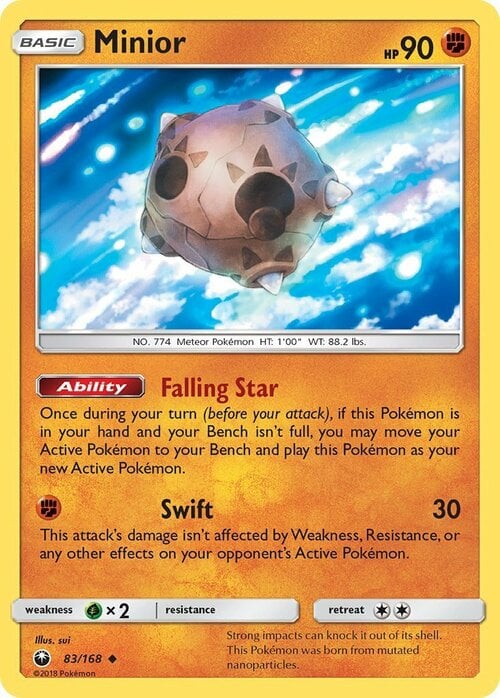 Minior [Falling Star | Swift] Card Front