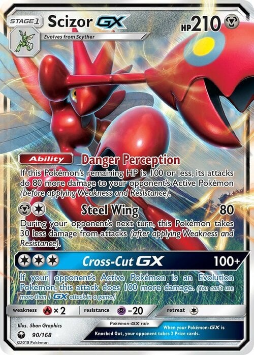 Scizor GX Card Front