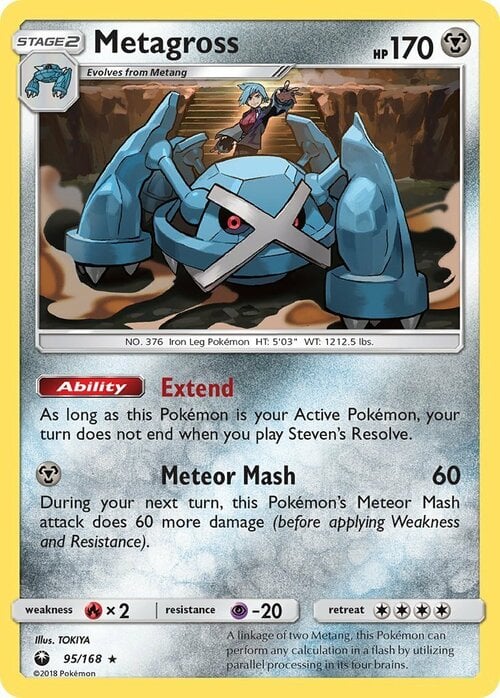 Metagross [Extend | Meteor Mash] Card Front