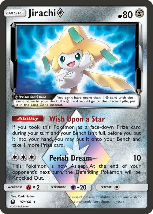 Jirachi ◇ Prism Star Card Front