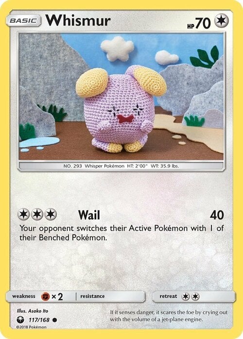 Whismur Card Front