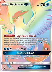 Articuno GX [Legendary Ascent | Ice Wing | Cold Crush GX]