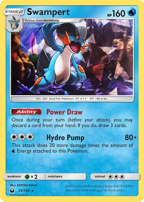 Swampert Card Front