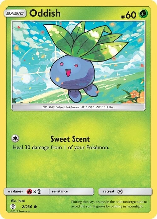 Oddish Card Front