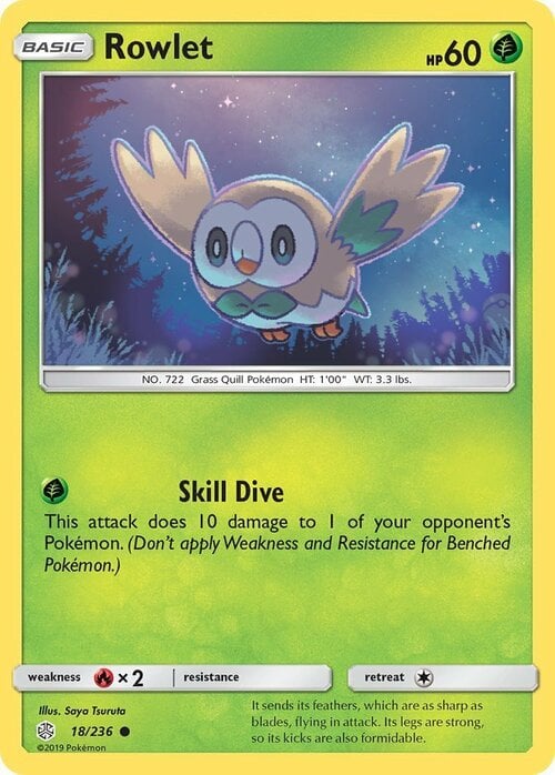 Rowlet [Skill Dive] Card Front