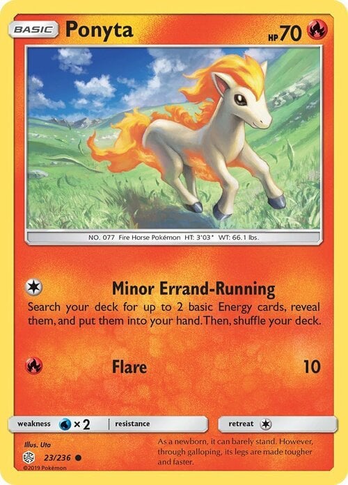Ponyta [Minor Errand-Running | Flare] Card Front