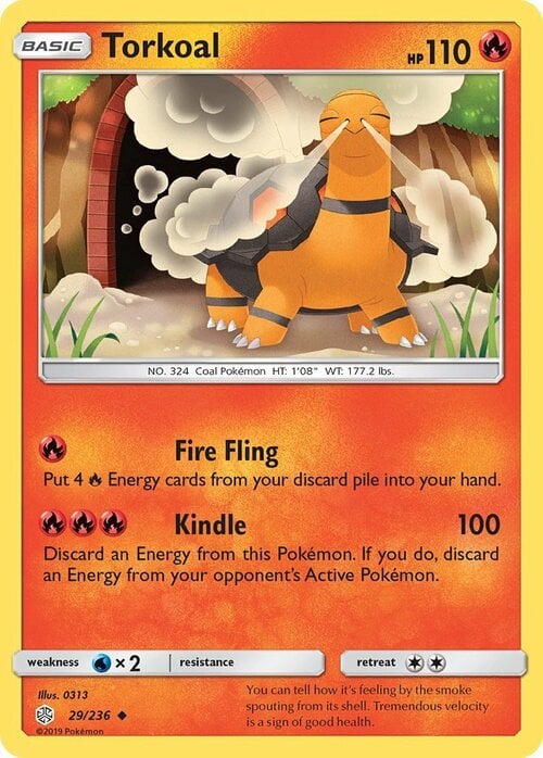 Torkoal [Fire Fling | Kindle] Card Front