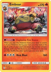 Emboar [Explosive Fire Dance | Heat Blast]
