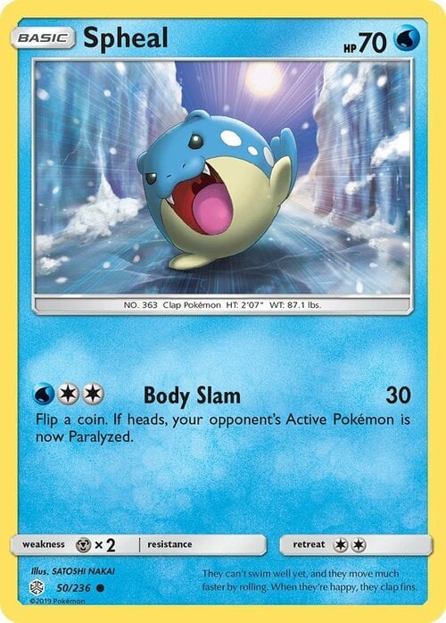 Spheal [Body Slam] Card Front