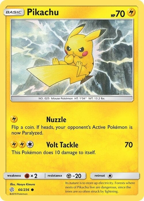 Pikachu Card Front