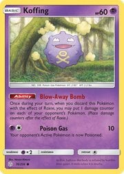 Koffing [Blow-Away Bomb | Poison Gas]