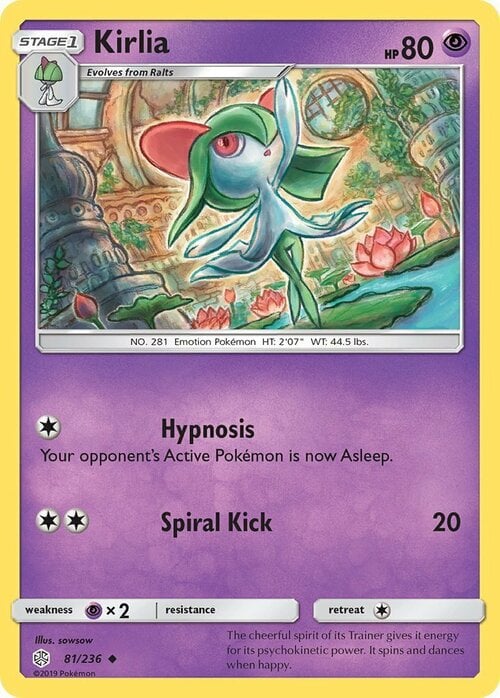 Kirlia Card Front