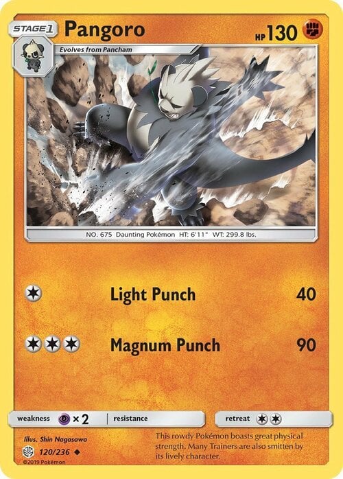 Pangoro [Light Punch | Magnum Punch] Card Front