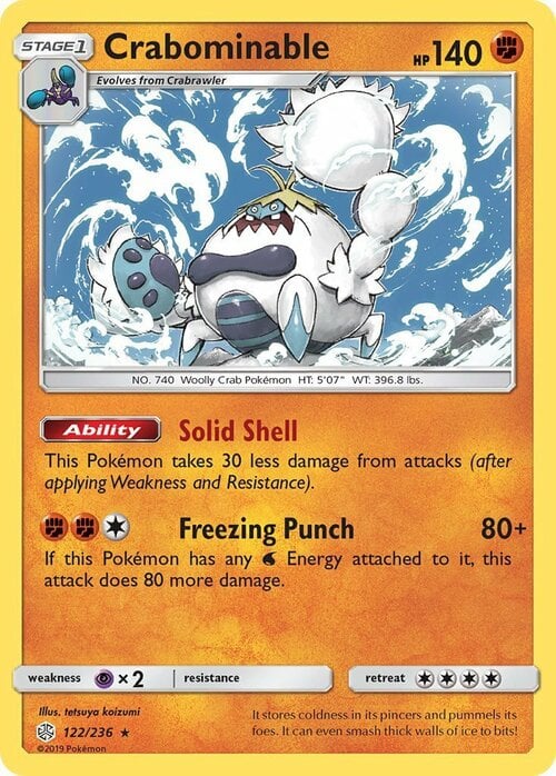 Crabominable Card Front