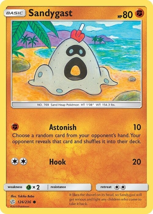 Sandygast [Astonish | Hook] Card Front