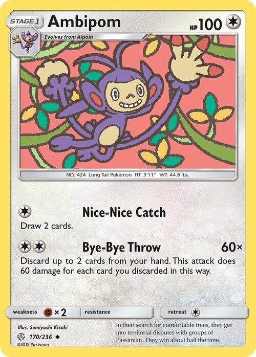 Ambipom Card Front