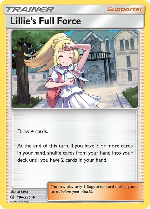 Lillie's Full Force Card Front