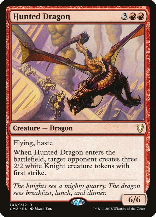 Hunted Dragon Card Front