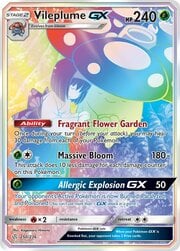 Vileplume GX [Flagrant Flower Garden | Massive Bloom | Allergic Explosion GX]