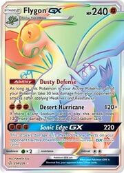 Flygon GX [Dusty Defense | Desert Hurricane | Sonic Edge GX]