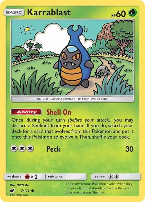 Karrablast [Shell On | Peck] Card Front