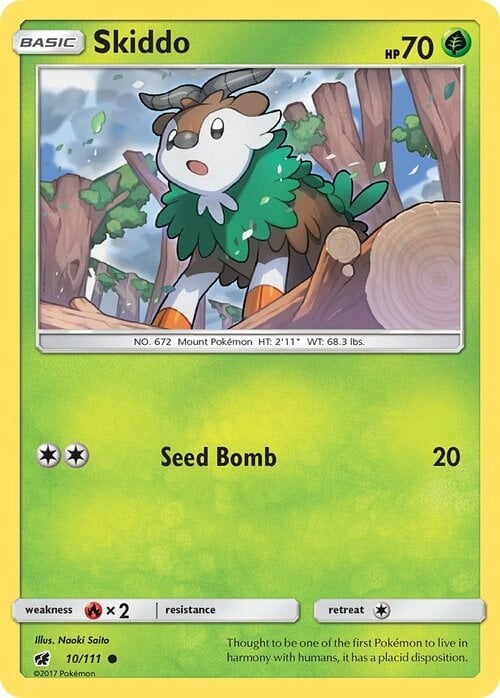 Skiddo [Seed Bomb] Card Front