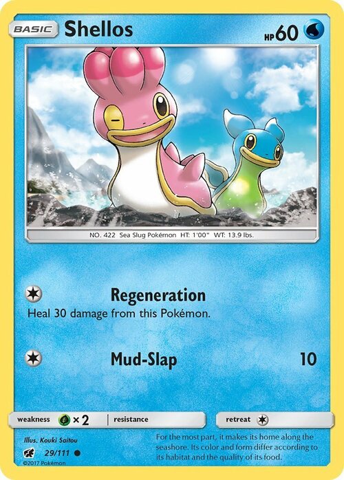 Shellos [Regeneration | Mud-Slap] Card Front