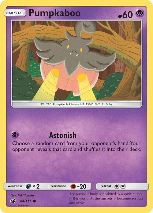 Pumpkaboo [Astonish] Card Front