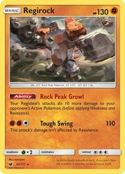 Regirock [Rock Peak Growl | Tough Swing]