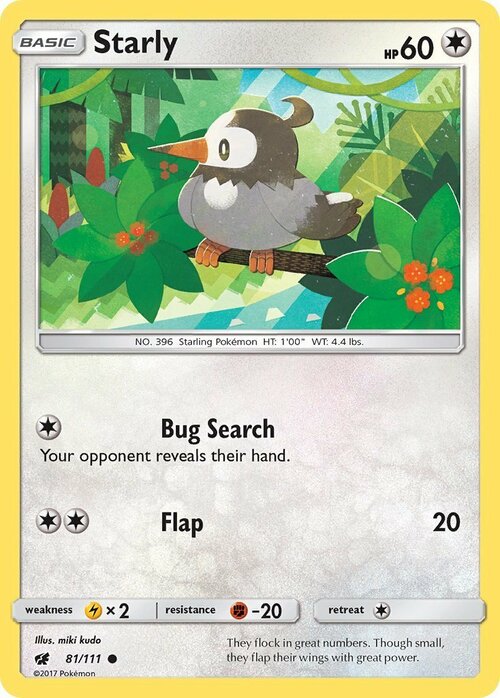 Starly [Bug Search | Flap] Frente