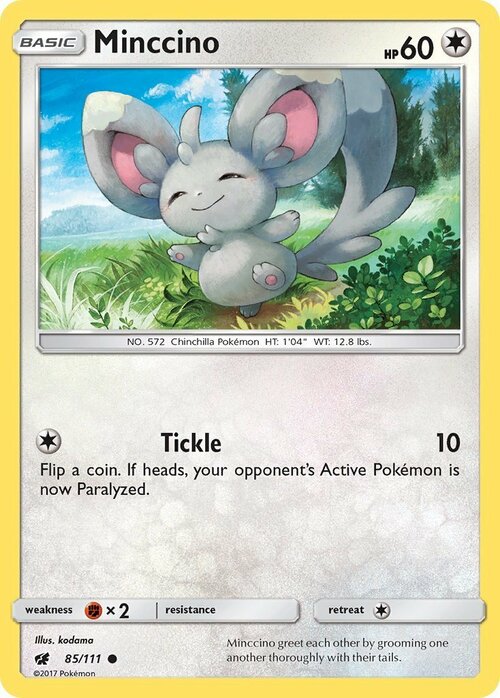 Minccino [Tickle] Card Front