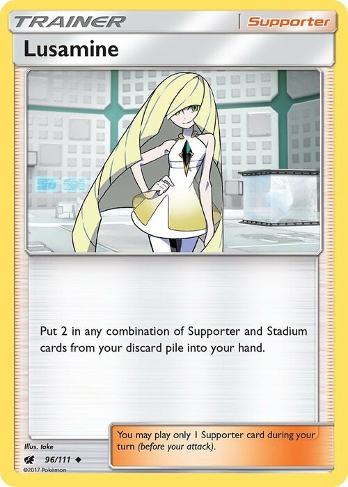 Lusamine Card Front